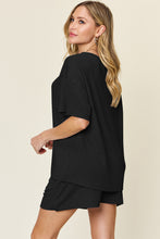 Load image into Gallery viewer, Double Take Full Size Round Neck Short Sleeve T-Shirt and Shorts Set