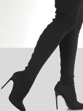 Load image into Gallery viewer, Point Toe Over Knee Stiletto Boots