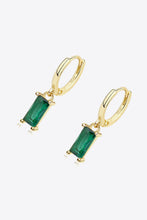 Load image into Gallery viewer, Retro 925 Sterling Silver Cubic Zirconia Drop Earrings