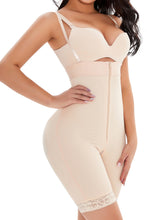 Load image into Gallery viewer, Full Size Lace Detail Zip-Up Under-Bust Shaping Bodysuit