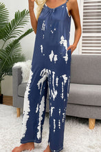 Load image into Gallery viewer, Tie-Dye Spaghetti Strap Jumpsuit with Pockets