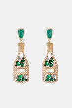 Load image into Gallery viewer, Wine Shape Zinc Alloy Acrylic Dangle Earrings