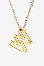 Load image into Gallery viewer, U to Z Letter Pendant Nekclace