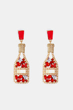 Load image into Gallery viewer, Wine Shape Zinc Alloy Acrylic Dangle Earrings
