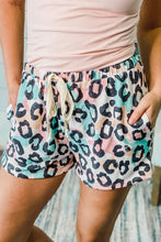 Load image into Gallery viewer, Print Elastic Waist Drawstring Shorts With Pocket