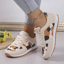 Load image into Gallery viewer, Tied Printed PU Leather Athletic