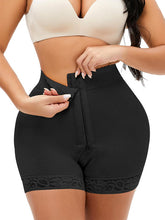 Load image into Gallery viewer, Full Size Lace Detail Hook-and-Eye Shaping Shorts
