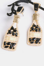 Load image into Gallery viewer, Wine Shape Zinc Alloy Acrylic Dangle Earrings