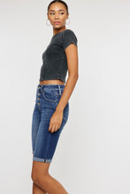 Load image into Gallery viewer, Kancan Full Size Cat's Whiskers Button Fly Denim Shorts
