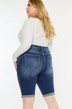 Load image into Gallery viewer, Kancan Full Size Cat's Whiskers Button Fly Denim Shorts
