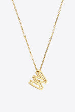Load image into Gallery viewer, U to Z Letter Pendant Nekclace
