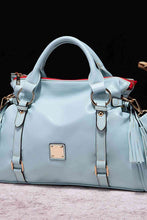 Load image into Gallery viewer, PU Leather Handbag with Tassels
