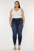 Load image into Gallery viewer, Kancan Full Size Cat's Whiskers Raw Hem High Waist Jeans
