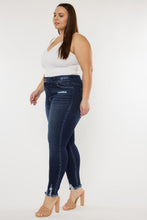 Load image into Gallery viewer, Kancan Full Size Cat's Whiskers Raw Hem High Waist Jeans
