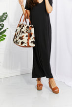 Load image into Gallery viewer, Animal Print Plush Weekender Bag

