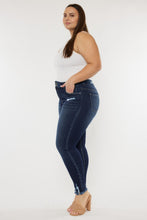Load image into Gallery viewer, Kancan Full Size Cat's Whiskers Raw Hem High Waist Jeans
