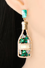 Load image into Gallery viewer, Wine Shape Zinc Alloy Acrylic Dangle Earrings
