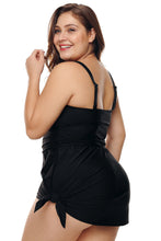 Load image into Gallery viewer, Plus Shoulder Straps Skater Swimdress Swimwear
