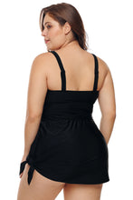Load image into Gallery viewer, Plus Shoulder Straps Skater Swimdress Swimwear
